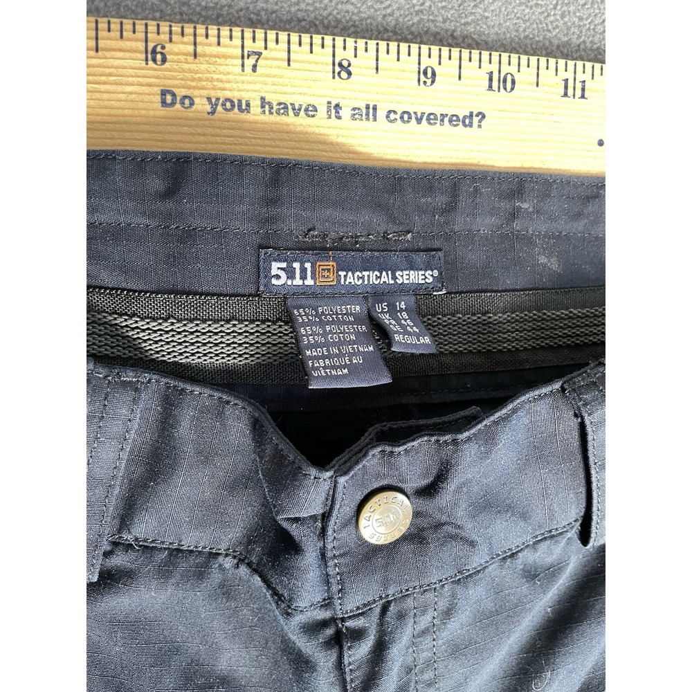 5.11 Tactical Pants Mens 32x28 Taclite Ems Cargo Rip Stop Dark Navy Blue - Picture 5 of 9